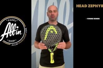 découvrez la head zephyr ul chez all in padel shop