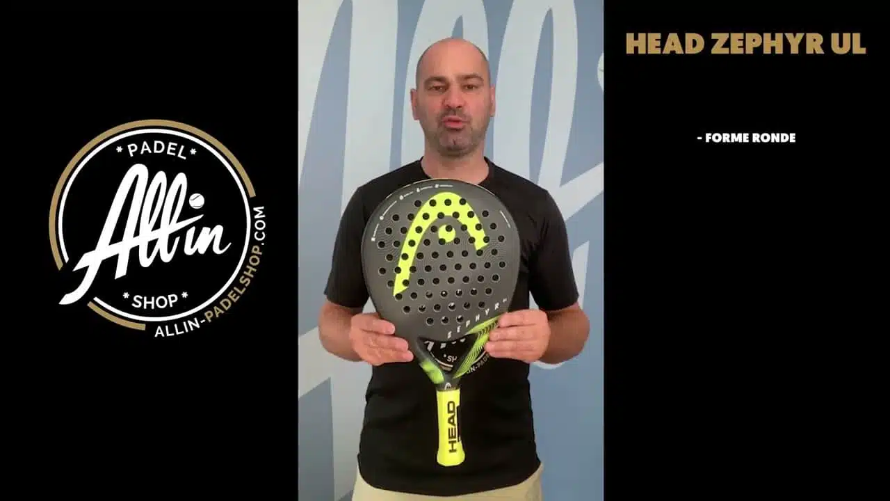 découvrez la head zephyr ul chez all in padel shop