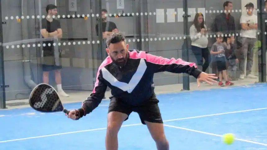 Cyril Hanouna en mode Padel : ©(Photo NR, Patrick Lecomte)