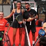 Cyril Hanouna et Martin Husser padel fauteuil