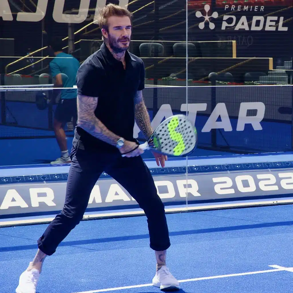 David Beckham en mode Padel