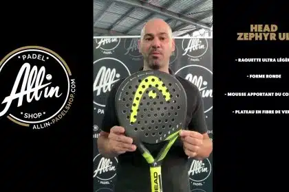 découvrez la head zephyr ul chez all in padel shop: