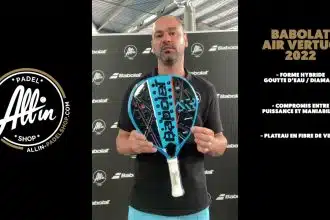 découvrez le babolat air vertuo 2022 chez all in padel