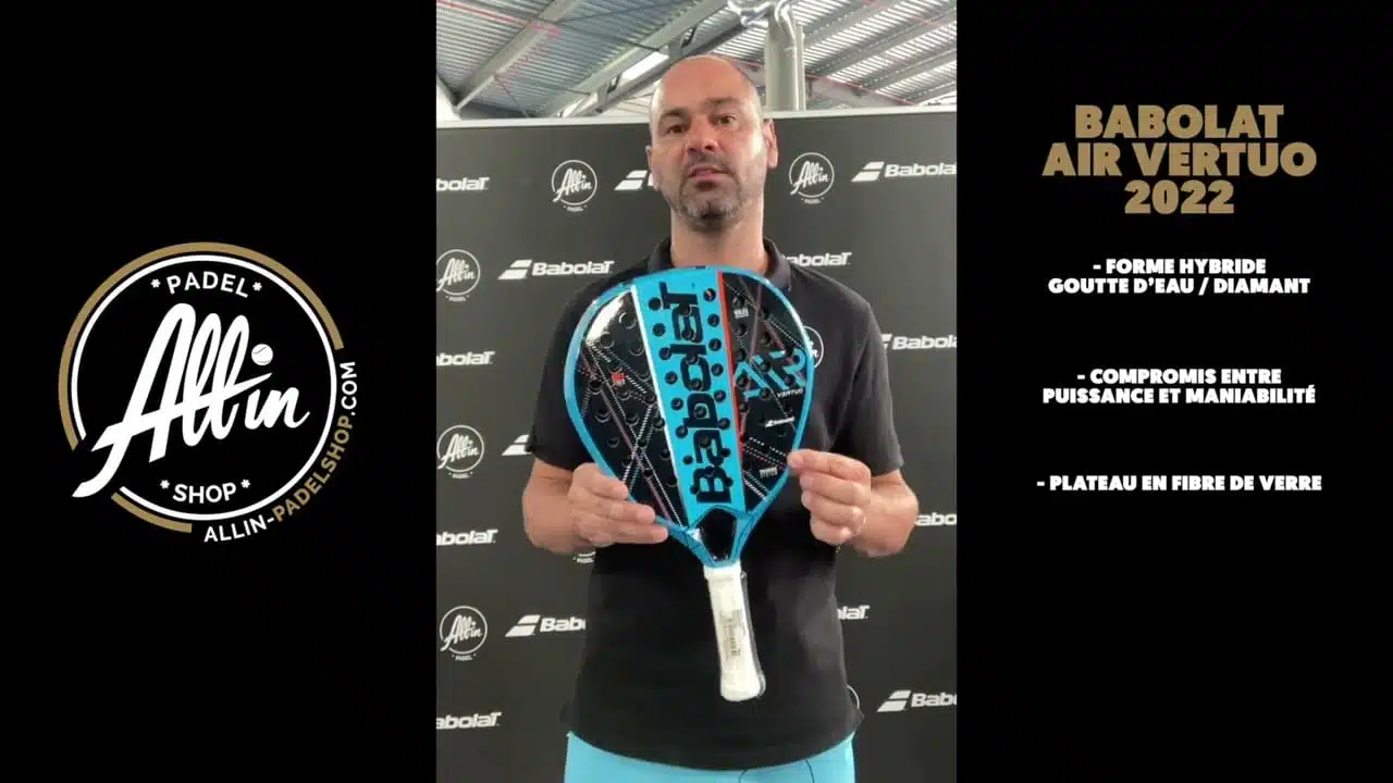 découvrez le babolat air vertuo 2022 chez all in padel