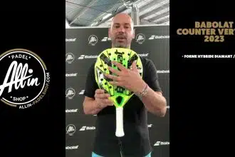 découvrez le babolat counter vertuo 2023 chez all in padel