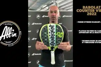 découvrez le babolat counter viper 2022 chez all in padel