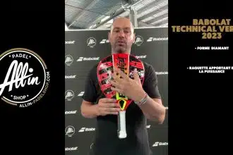 découvrez le babolat technical vertuo 2023 chez all in padel