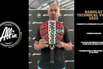 découvrez le babolat technical viper 2023 chez all in padel