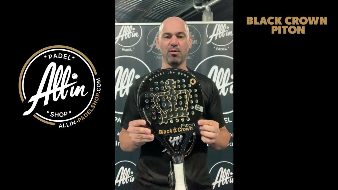 découvrez le black crown piton chez all in padel shop!