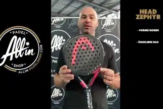 découvrez le head zephyr chez all in padel shop