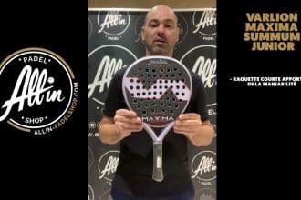 découvrez le padel avec la raquette varlion maxima summum junior