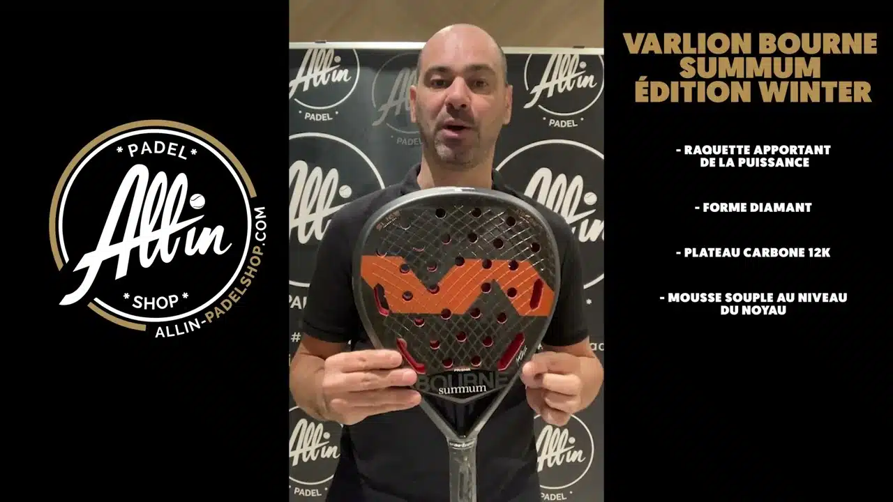 découvrez le padel avec la varlion bourne summum edition winter