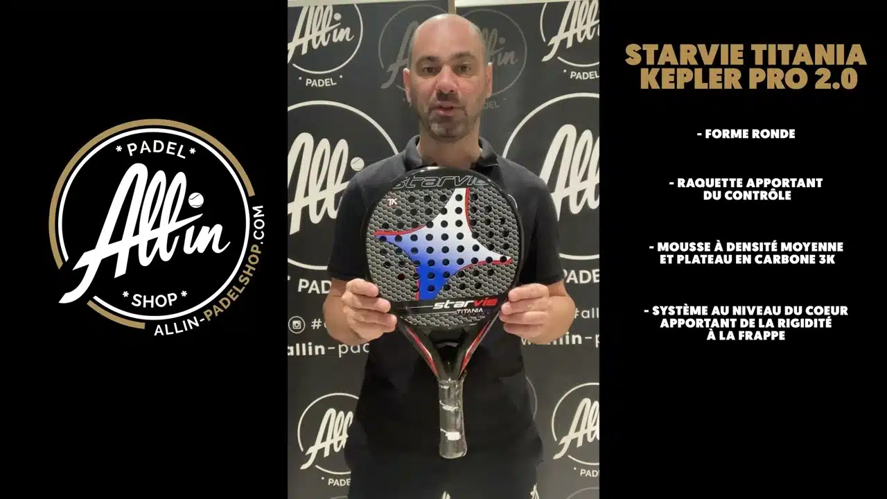 découvrez le padel: starvie titania kepler pro 2.0 chez all