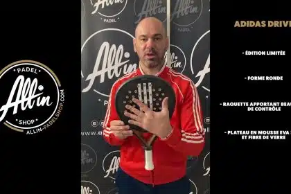 découvrez le secret derrière l'adidas drive sur all in padel