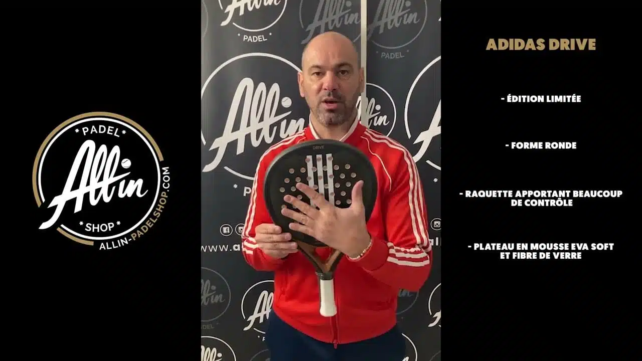 découvrez le secret derrière l'adidas drive sur all in padel