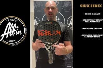 découvrez le siux fenix 3 chez all in padel shop