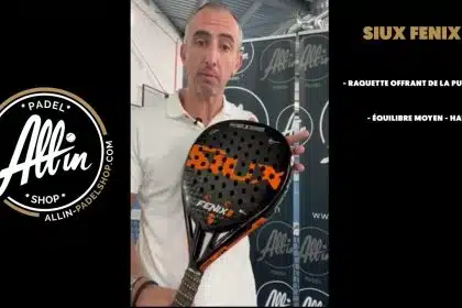 découvrez le siux fenix ii chez all in padel shop