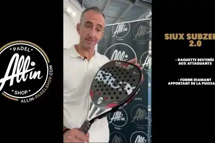 découvrez le siux subzero 2.0 chez all in padel shop