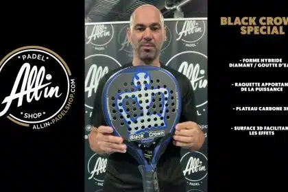 découvrez le spécial black crown dans notre all in padel