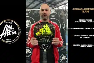 découvrez padel: l'adidas adipower team en vedette chez all in