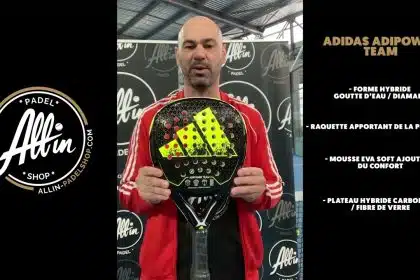 découvrez padel: l'adidas adipower team en vedette chez all in