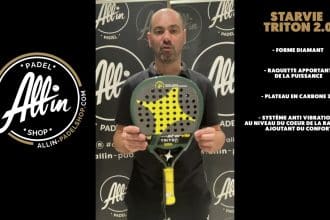 Êtes vous prêt à découvrir l'étoile du padel, la starvie triton