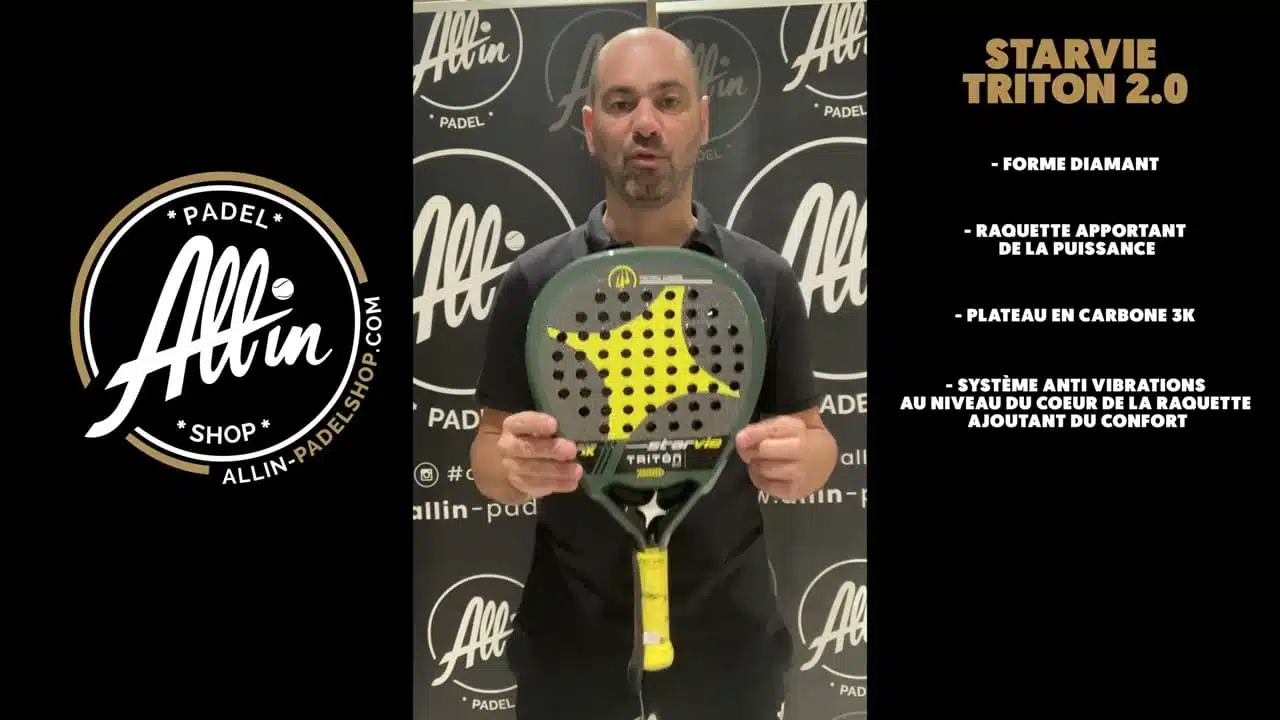 Êtes vous prêt à découvrir l'étoile du padel, la starvie triton