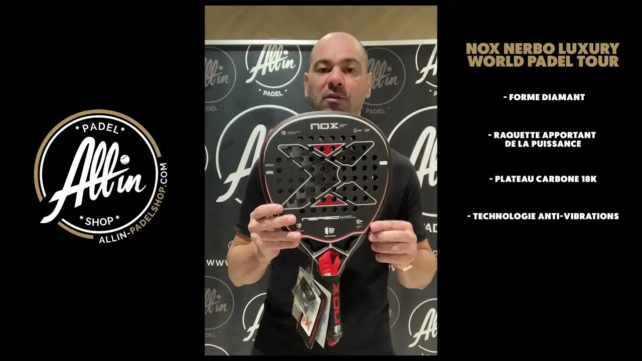 qu'expose le nox nerbo luxury world padel tour dans la