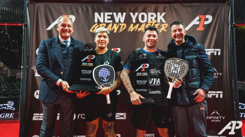 Tito Allemandi et Tolito Aguirre rois du Padel à New-York | A1P