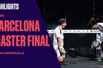 semifinales Époustouflantes padel : chingotto/navarro contre tapia/coello au master final